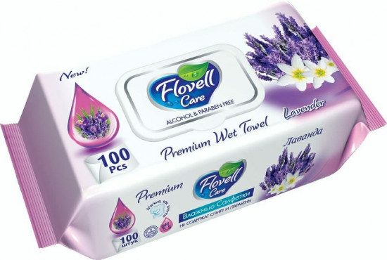 Салфетки влажные «Lavender»