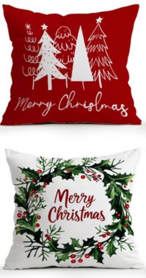 Набор новогодних декоративных наволочек