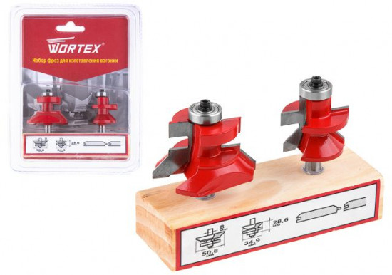 Набор фрез для изготовления вагонки