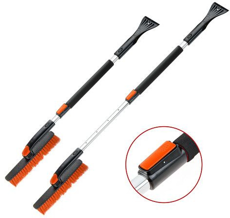 Щетка от снега со скребком «Profi»