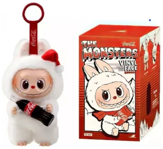 Мягкая игрушка-сюрприз «Labubu Vinyl Face Plush Coca-Cola»