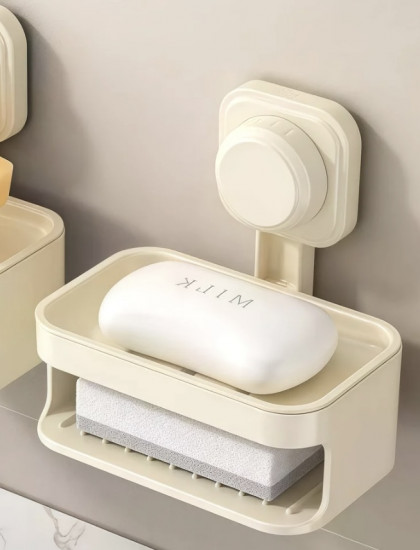 Настенная мыльница с держателем