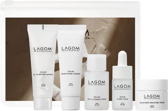 Lagom Travel-набор миниатюр для глубокого увлажнения лица «Travel Tit»