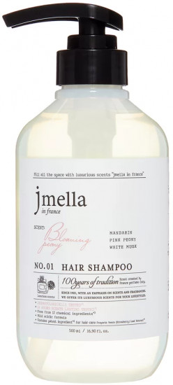Парфюмированный шампунь для всех типов волос «In France Blooming Peony Hair Shampoo»