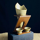 желтый/коричневый