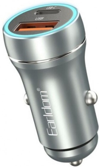 АЗУ Earldom ES-CC29 30W QC 3.0/PD USB+Type-C порты