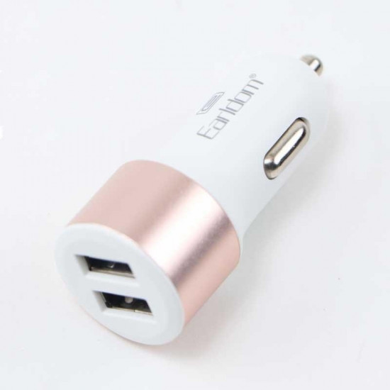Комплект АЗУ Earldom ES-123 2.1A 2 USB-порта + кабель Lightning