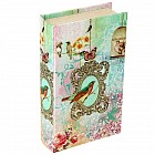 Сейф-книга шёлк «Певчая птичка» 21 х 13 х 5 см