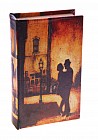 Сейф-книга кожа «Танец под фонарями»