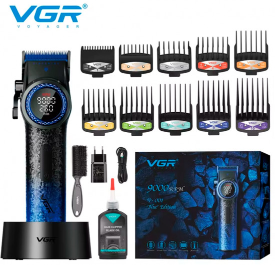 Машинка для стрижки волос VGR Pro V-001 Blue