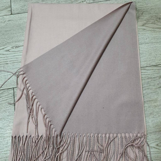 Палантин кашемировый двухсторонний с бахромой Cashmere