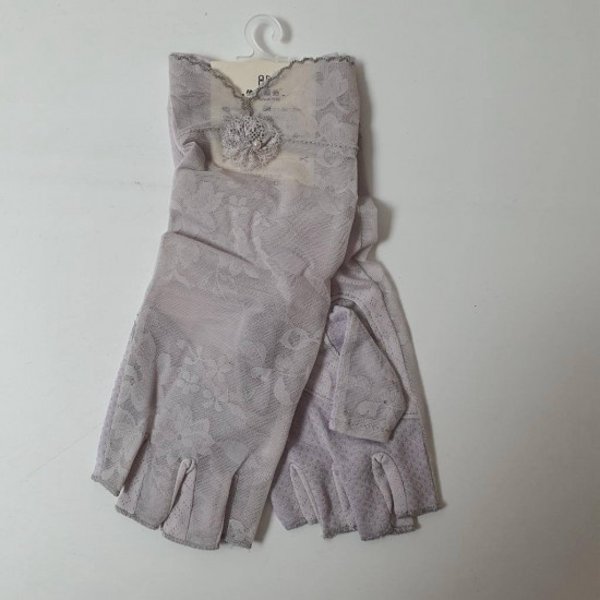 Женские гипюровые перчатки «Розы»