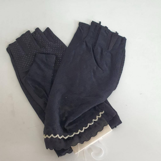 Женские гипюровые перчатки «Лепестки»