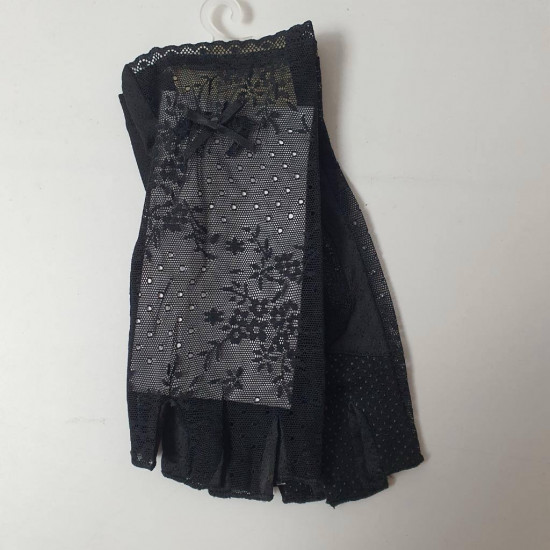 Женские гипюровые перчатки «Цветы»