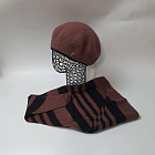 коричнево-черная полоска