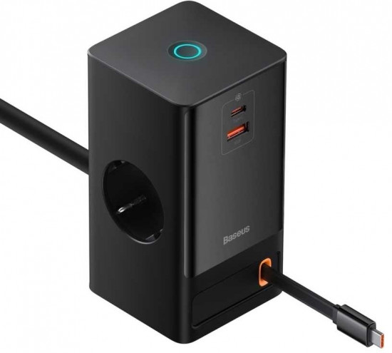 Зарядное устройство сетевое Baseus GaN5 PowerCombo PowerStrip 2AC+2C+U
