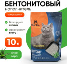 Наполнитель бентонитовый комкующийся «Алоэ Вера»