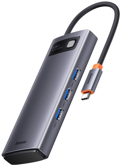 Док-станция Baseus 6 in 1 WKWG030213