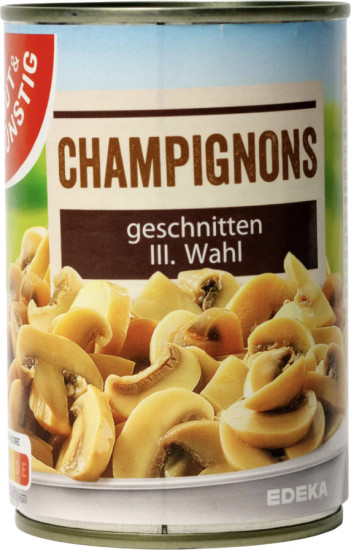 Шампиньоны нарезанные