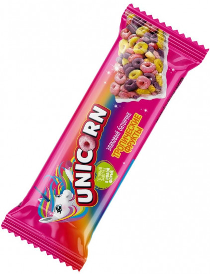 Батончик злаковый Unicorn «Тропические фрукты»