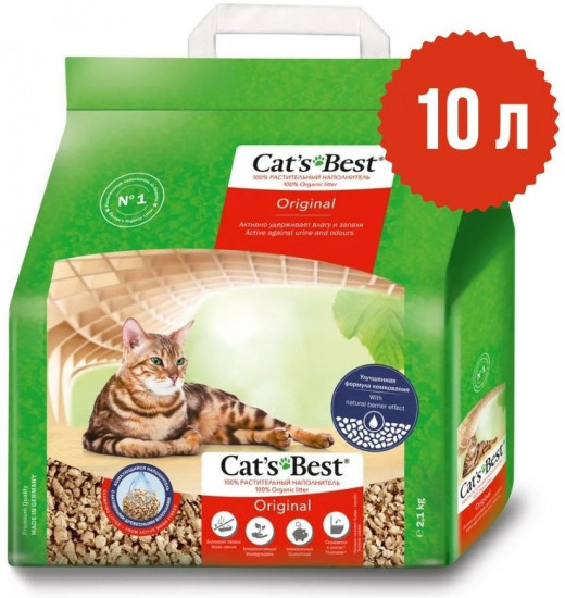 Наполнитель для кошачьего туалета комкующийся