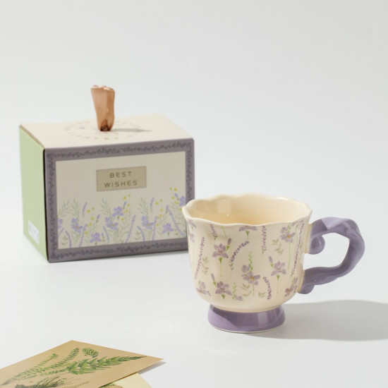 Кружка с ложкой «Best Wishes»