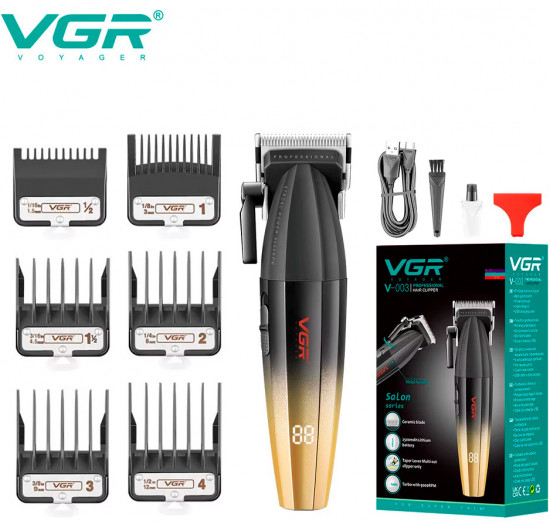 Машинка для стрижки волос VGR V-003 gold