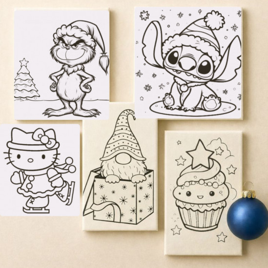 Набор раскрасок на магните «Новый год 2026»