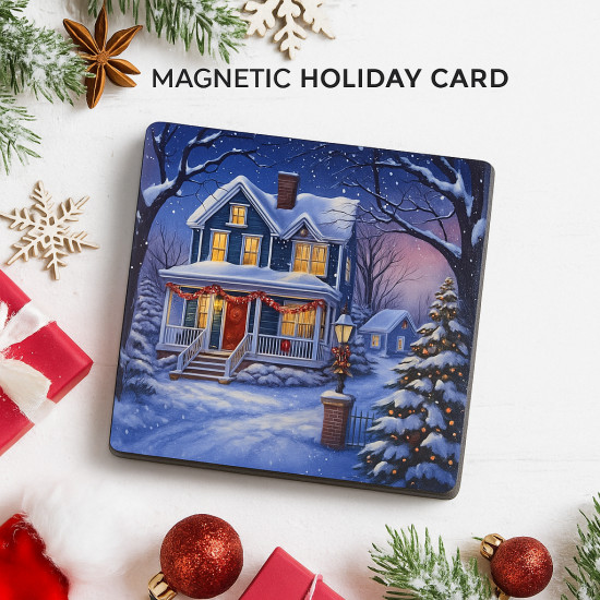 Открытка-магнит «Winter time»