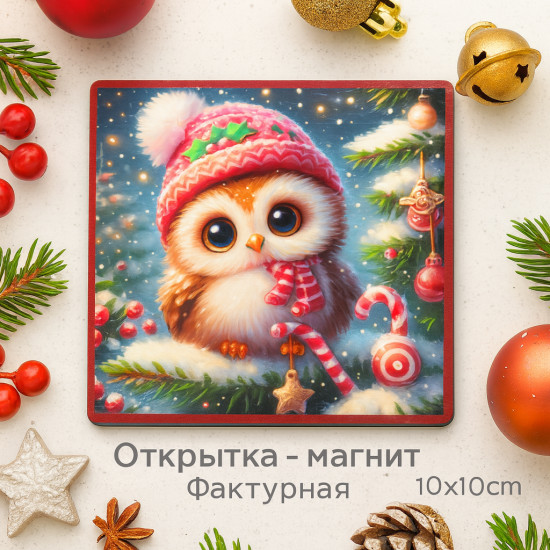 Открытка-магнит «Сова»