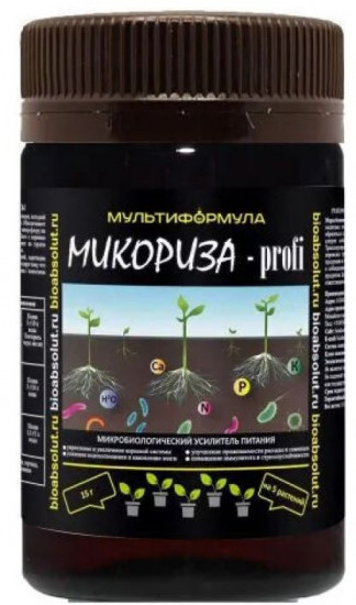 Усилитель питания микробиологический «Мультиформула Микориза-profi»