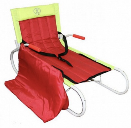 Санки складные с толкателем