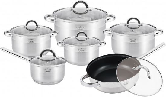 Набор кастрюль 12 в 1