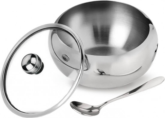 Сахарница с ложкой