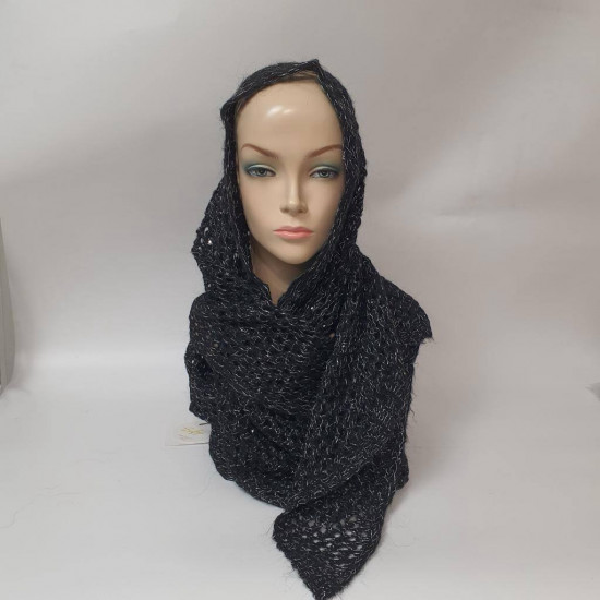 Палантин женский с люрексом «Сеточка»