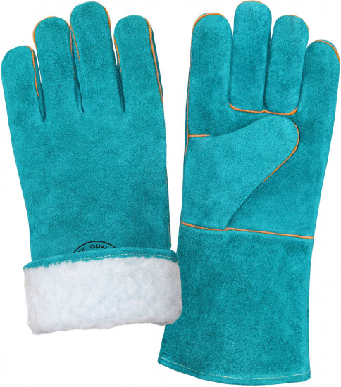 Краги спилковые утепленные «Камчатка»