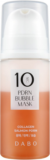 Пузырьковая маска с коллагеном 10-Second PDRN Bubble Mask Collagen Salmon