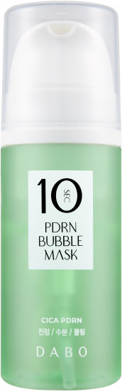 Пузырьковая маска с центеллой 10-Second PDRN Bubble Mask Cica