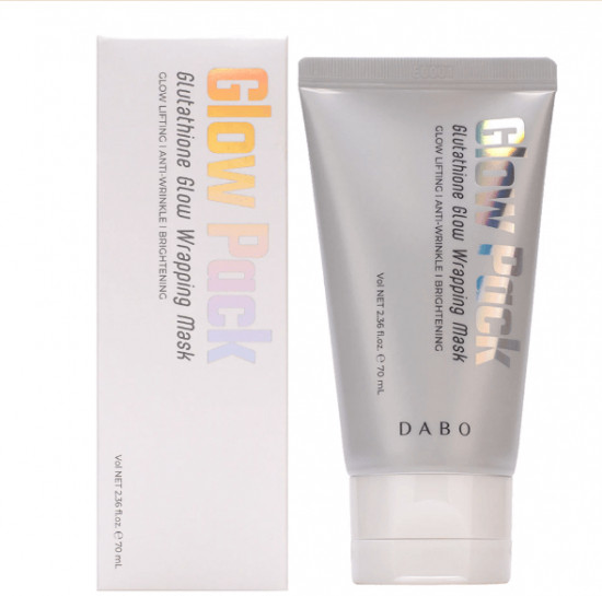 Маска-плёнка для сияния кожи лица с глутатионом Glutathione Glow Wrapping Mask
