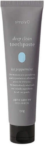 Зубная паста для взрослых со вкусом мяты Deep Clean Ice Peppermint Toothpaste «Премиум»