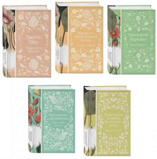 Джейн Эйр. Вдали от обезумевшей толпы. Маленькая хозяйка Большого дома. Комплект из 5 книг