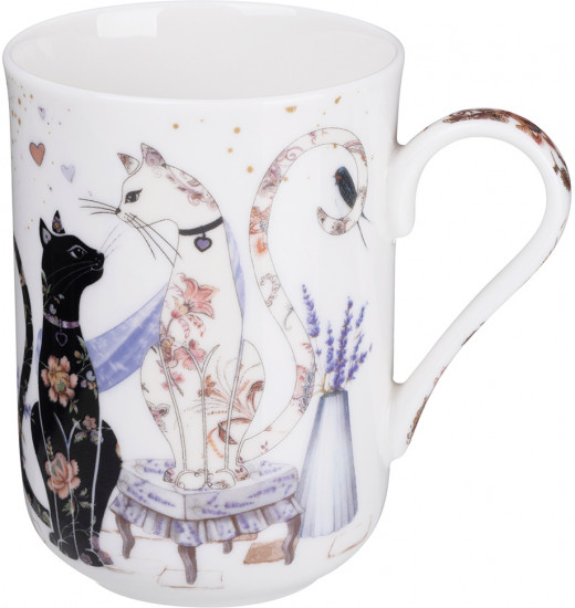 Кружка «Лавандовые коты»