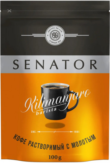 Кофе растворимый с молотым «Barista Kilimanjaro»