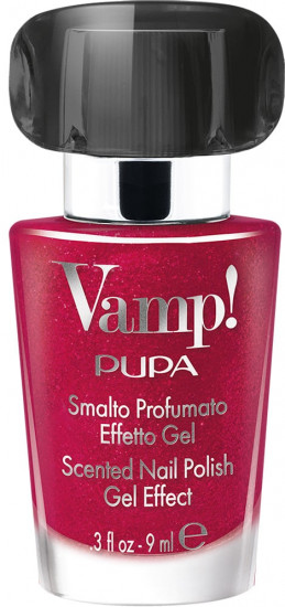 Лак для ногтей гелевый «Vamp!», оттенок 320 Сверкающий красный