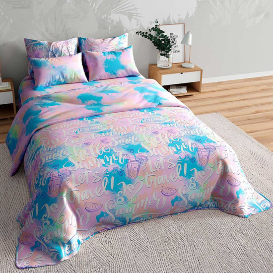 Комплект постельного белья «Акварельные шрифты»