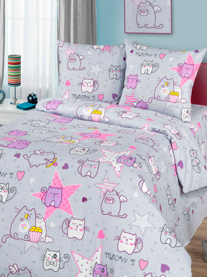 Комплект постельного белья «Мяу мяу»