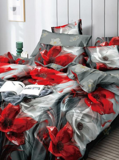 Комплект постельного белья «Красные маки»