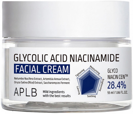Крем с гликолевой кислотой и ниацинамидом «Glycolic Acid Niacinamide Facial Cream»