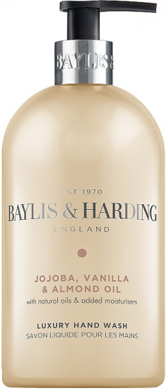 Мыло для рук жидкое «Jojoba, Vanilla & Almond Oil. Масло жожоба, ванили и миндаля»