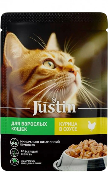 Корм влажный для кошек «Курица в соусе»